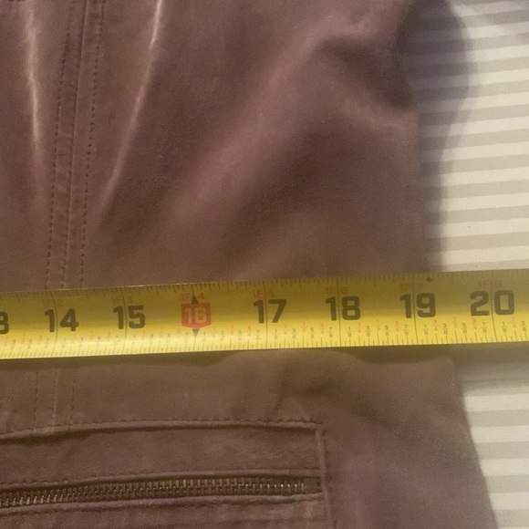 i.e. Relaxed Brown Leather Jacket Size M - Picture 11 of 12